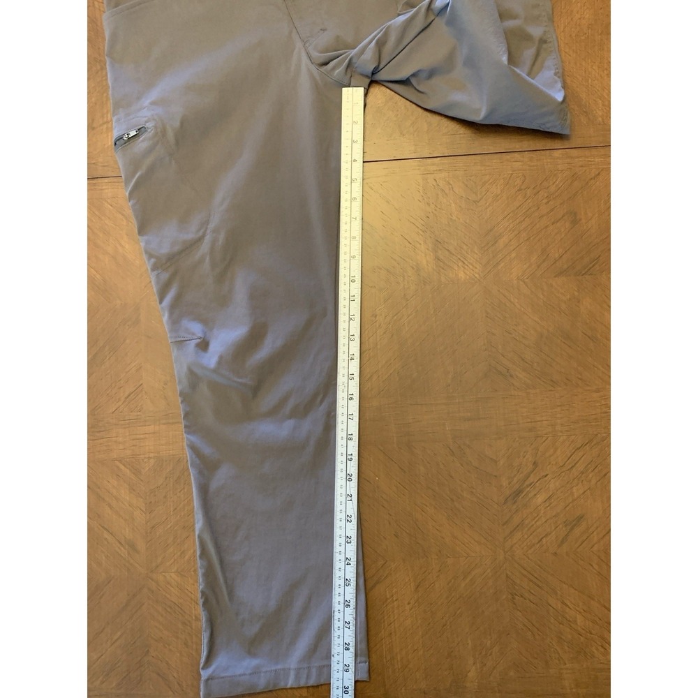 Wrangler Outdoor Summer Hiking Pants 36x29.5 Men's Tan Stretch Cargo Care 307 - Picture 12 of 16